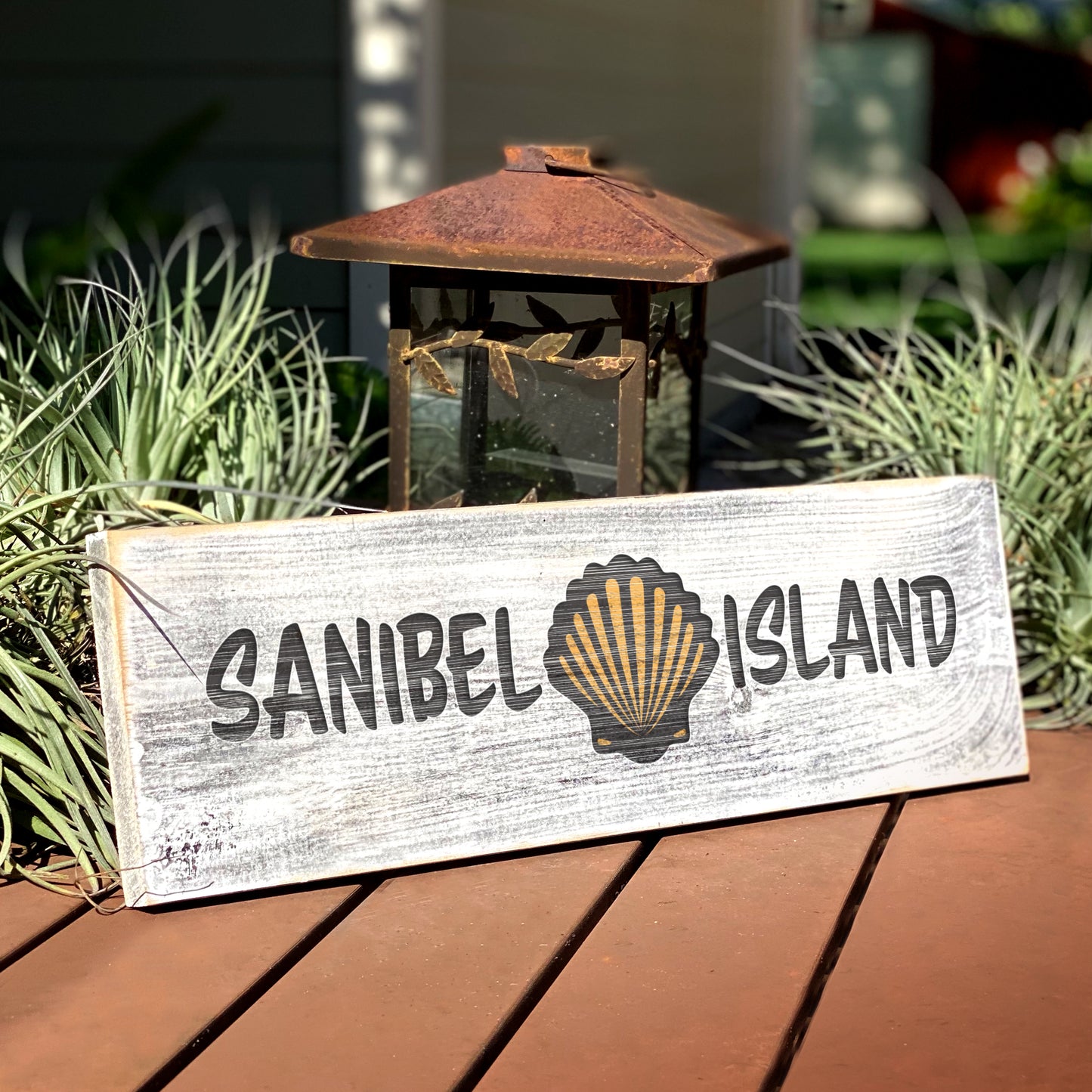Sanibel Island - Handcrafted Artisan Wood Sign