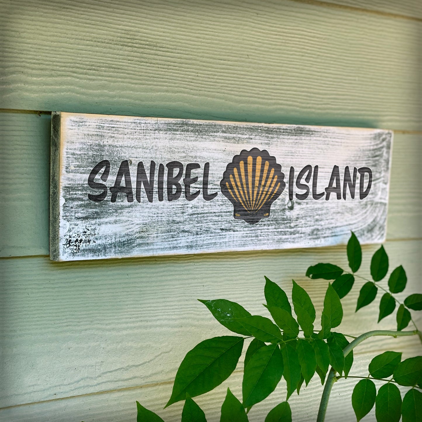 Sanibel Island - Handcrafted Artisan Wood Sign
