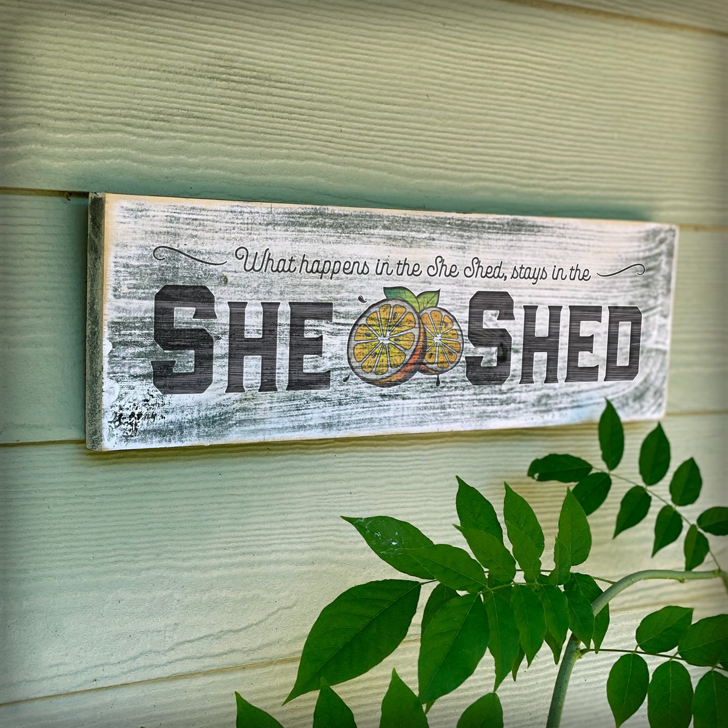 She Shed - Handcrafted Artisan Wood Sign