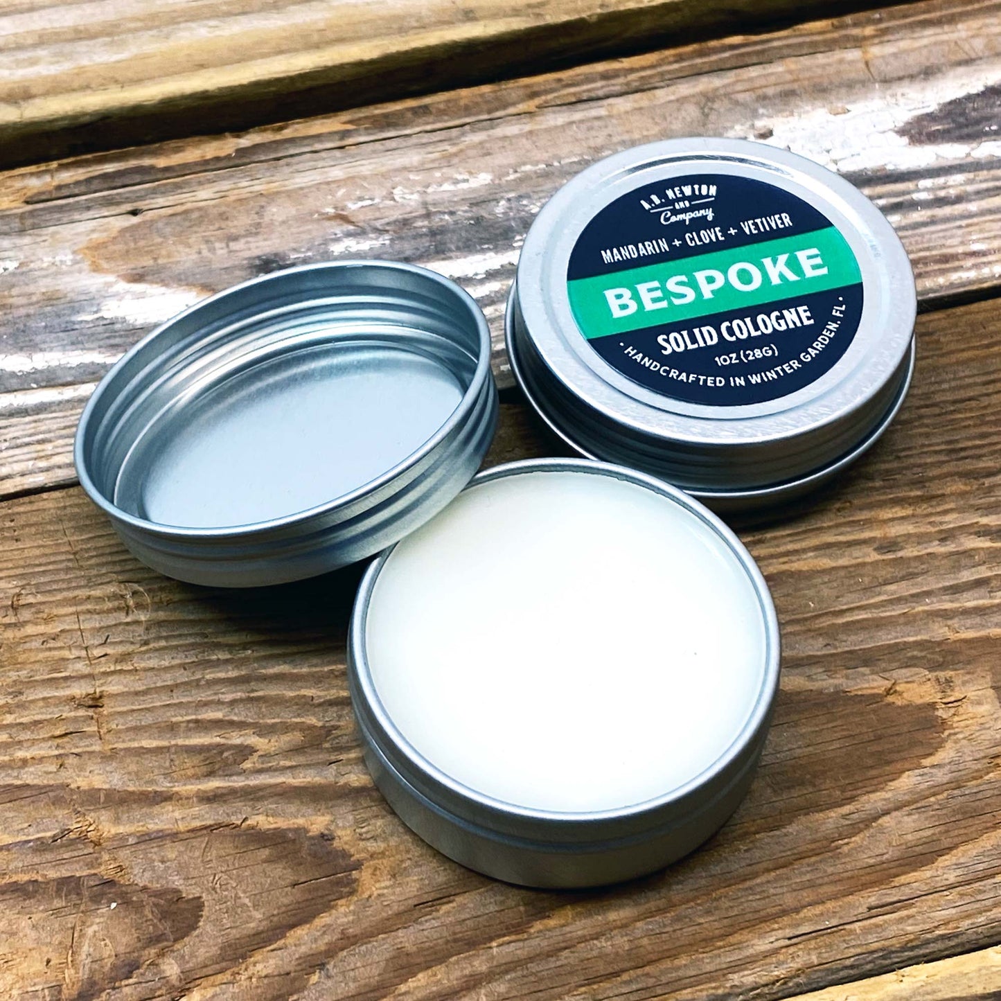 Bespoke Handcrafted All Natural Solid Cologne 1oz