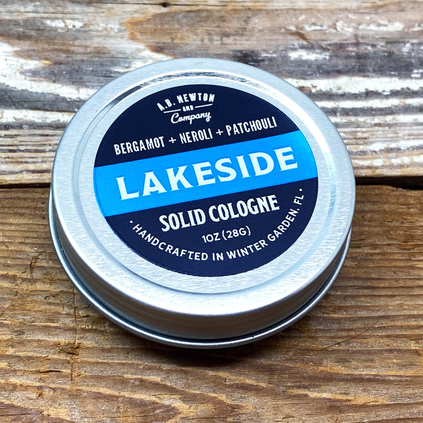Lakeside Handcrafted All Natural Solid Cologne 1oz