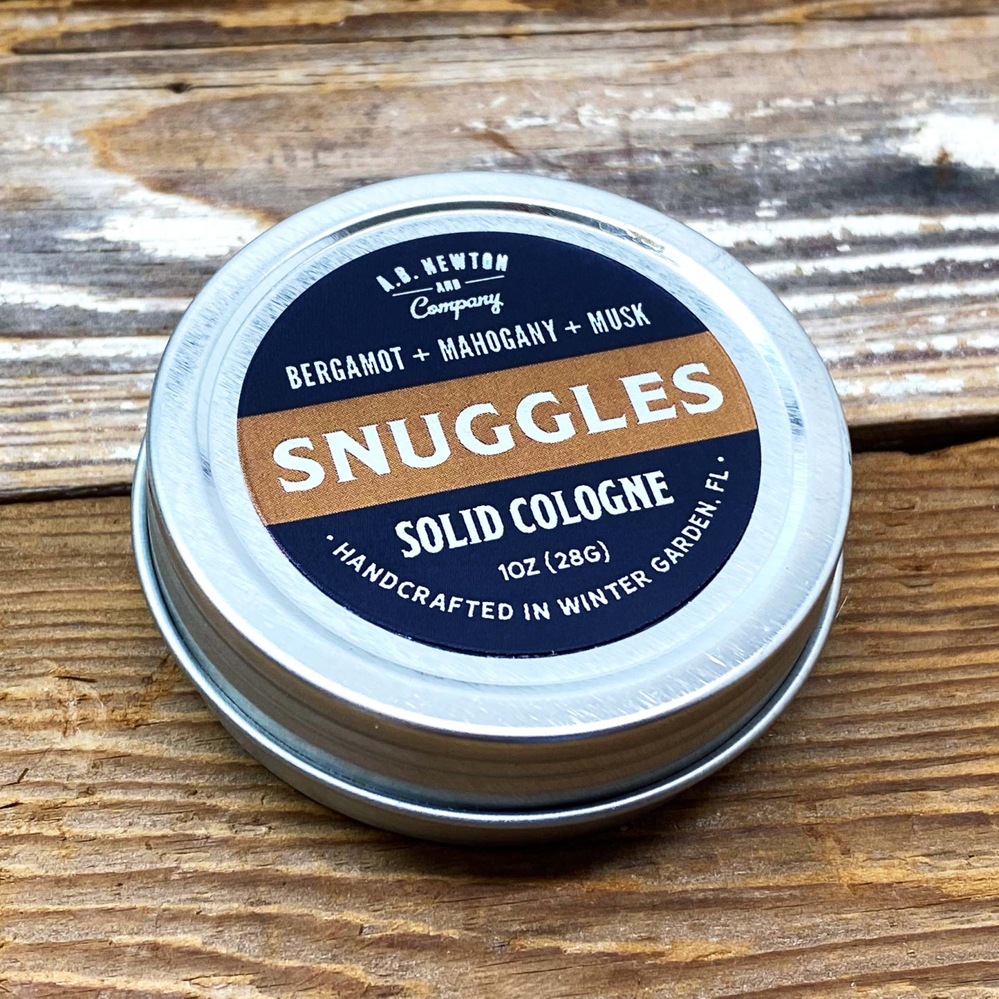 Snuggles Handcrafted All Natural Solid Cologne 1oz