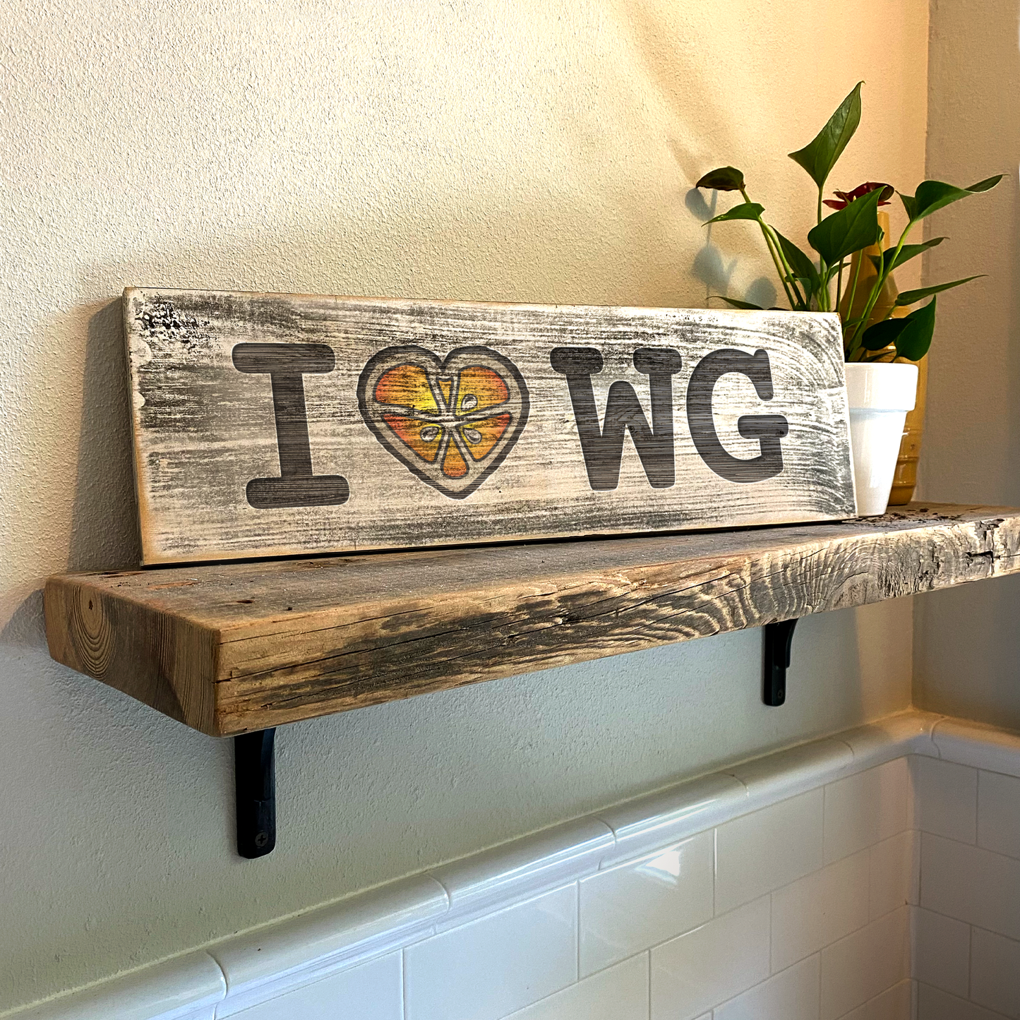 I Heart Winter Garden - Handcrafted Artisan Wood Sign