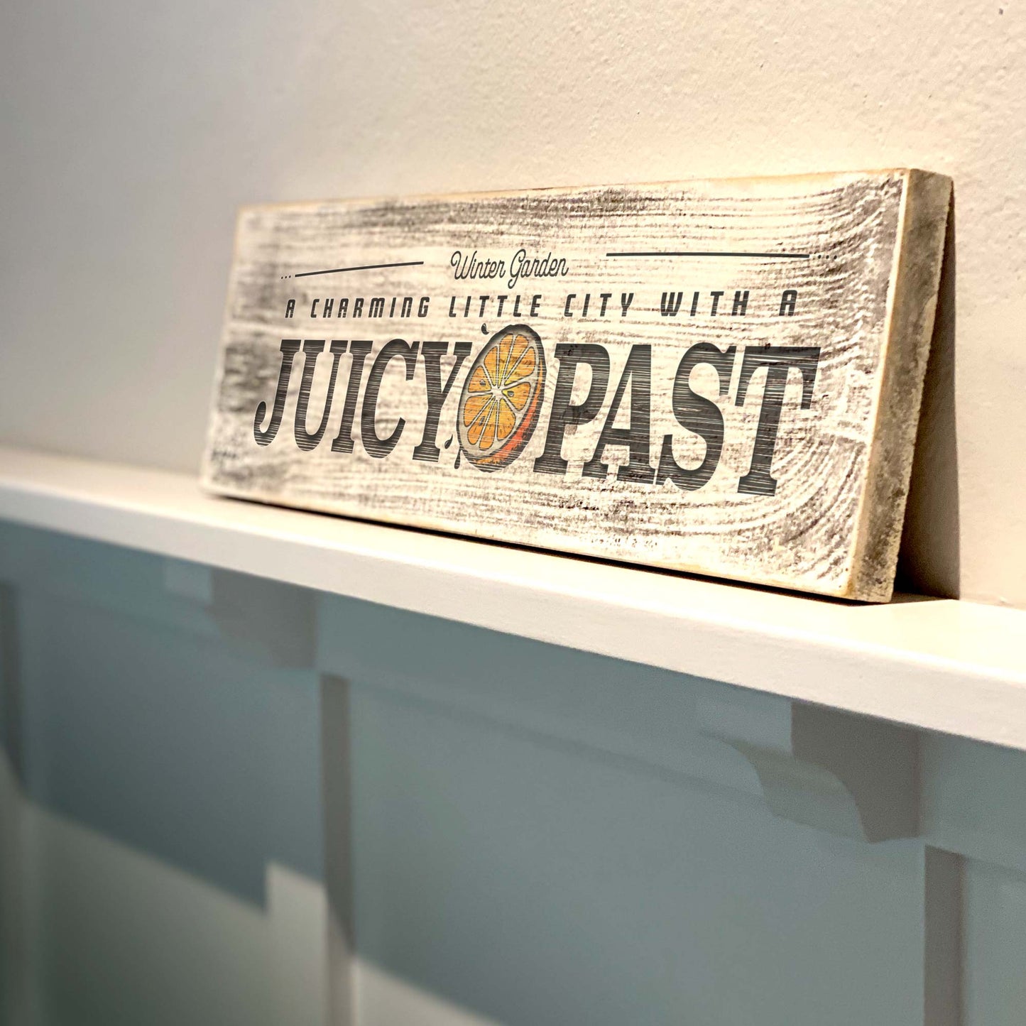 Winter Garden Juicy Past - Handcrafted Artisan Wood Sign - A. B. Newton and Company