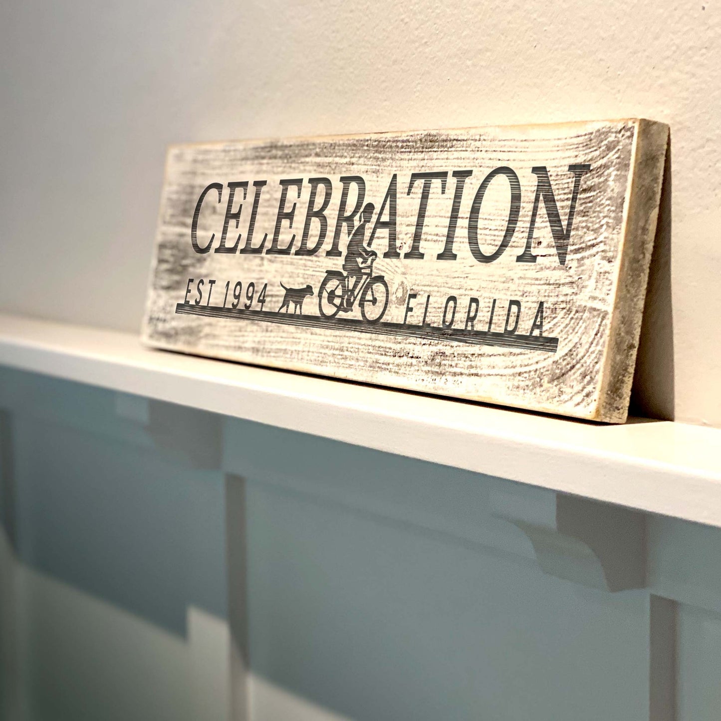 Celebration - Handcrafted Artisan Wood Sign