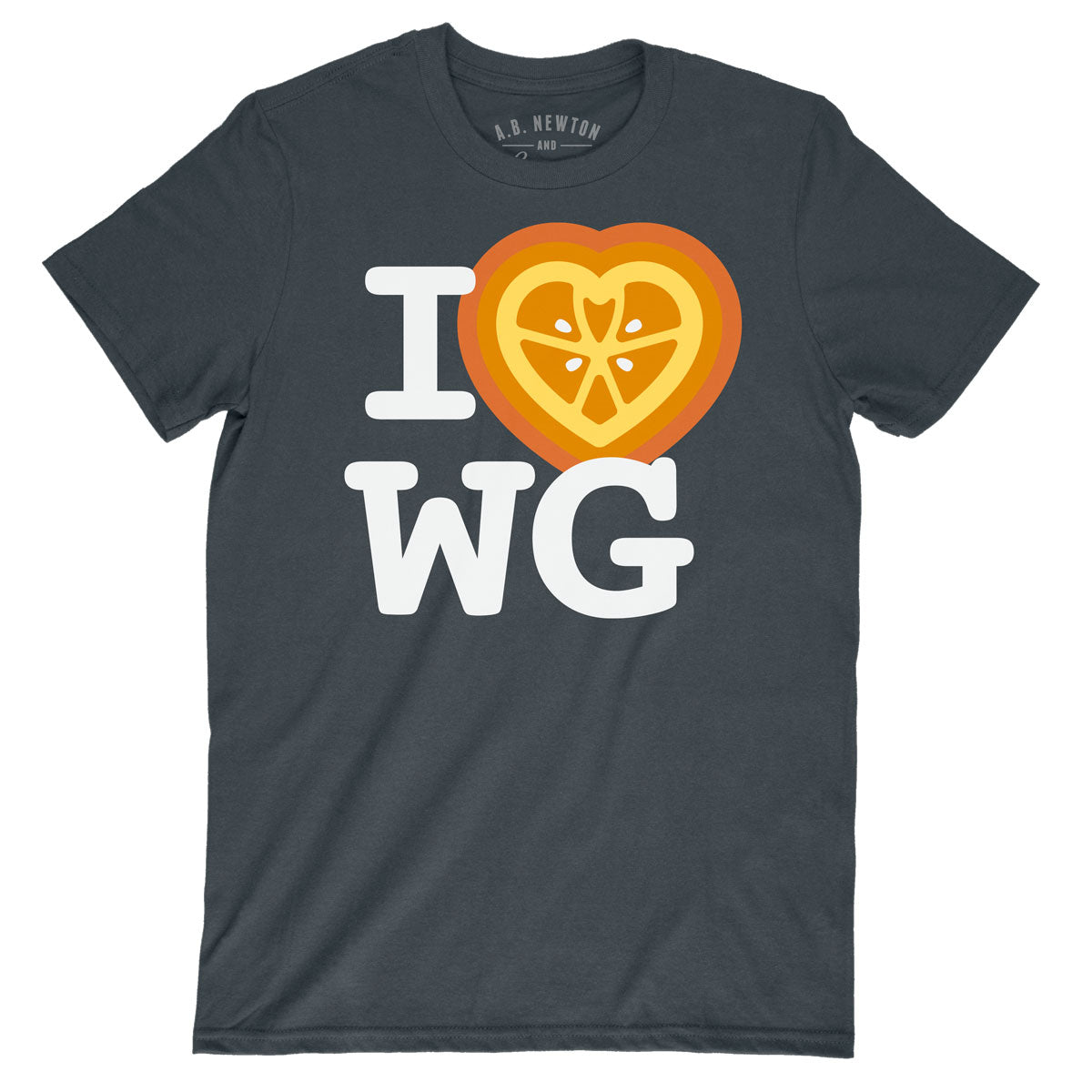 I Love Winter Garden Shirt - Light and Dark Grey - Unisex - A. B. Newton and Company