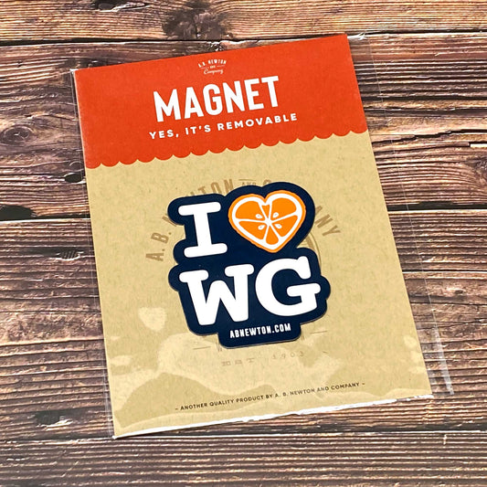 I Love WG Magnet - A. B. Newton and Company