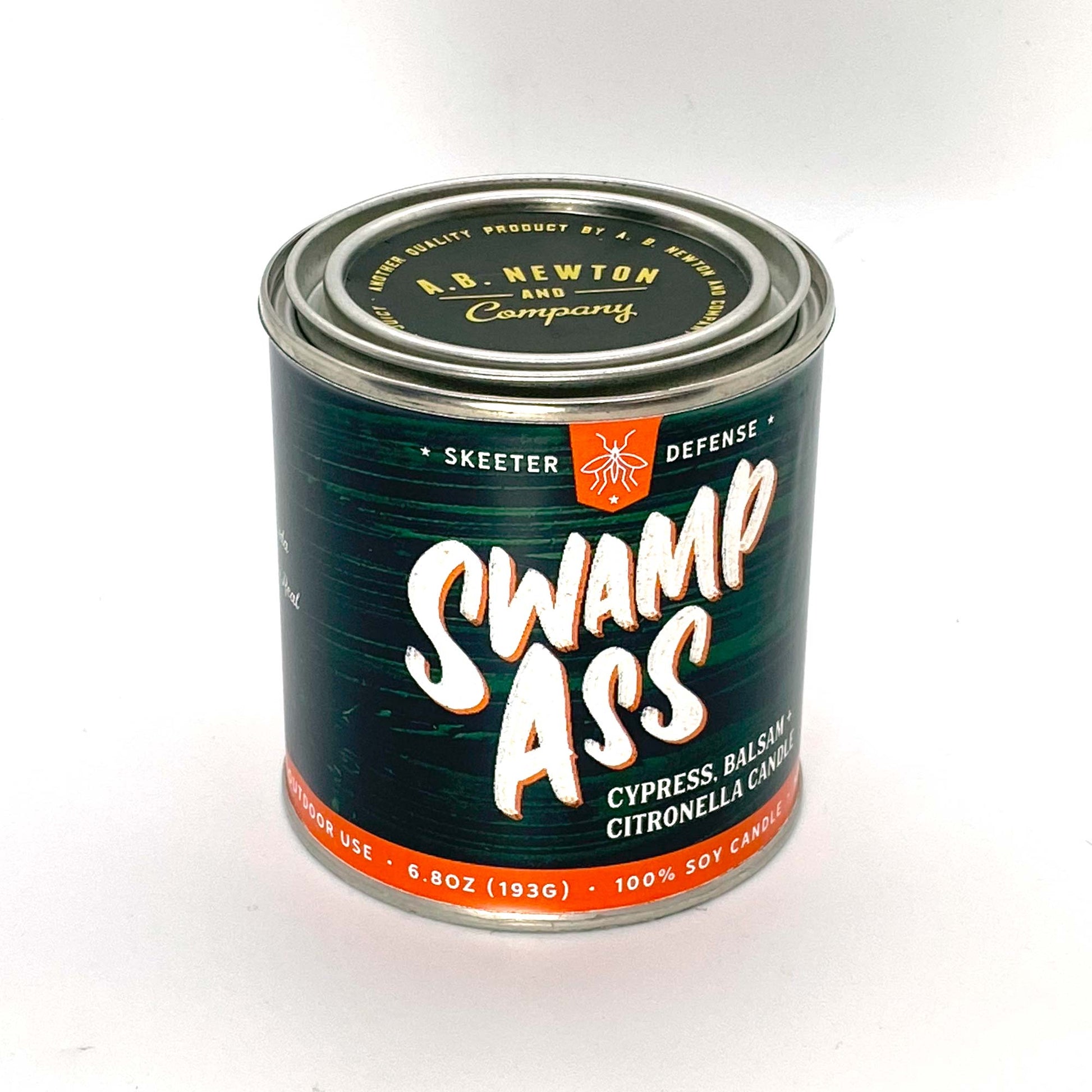 Swamp Ass Goods Outdoor Citronella Scented Soy Candle - A. B. Newton and Company