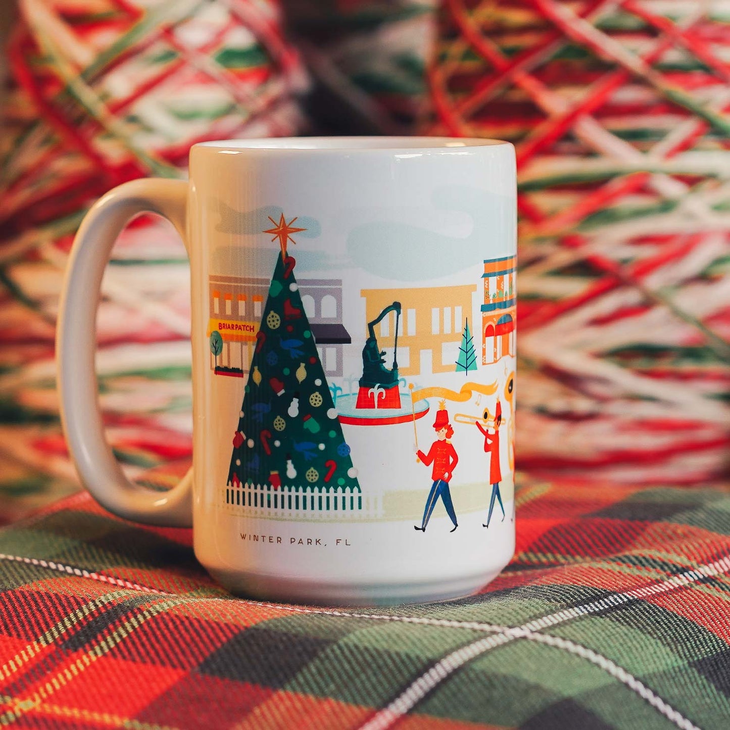 Winter Park Christmas Cheer | 15oz Holiday Coffee Mug