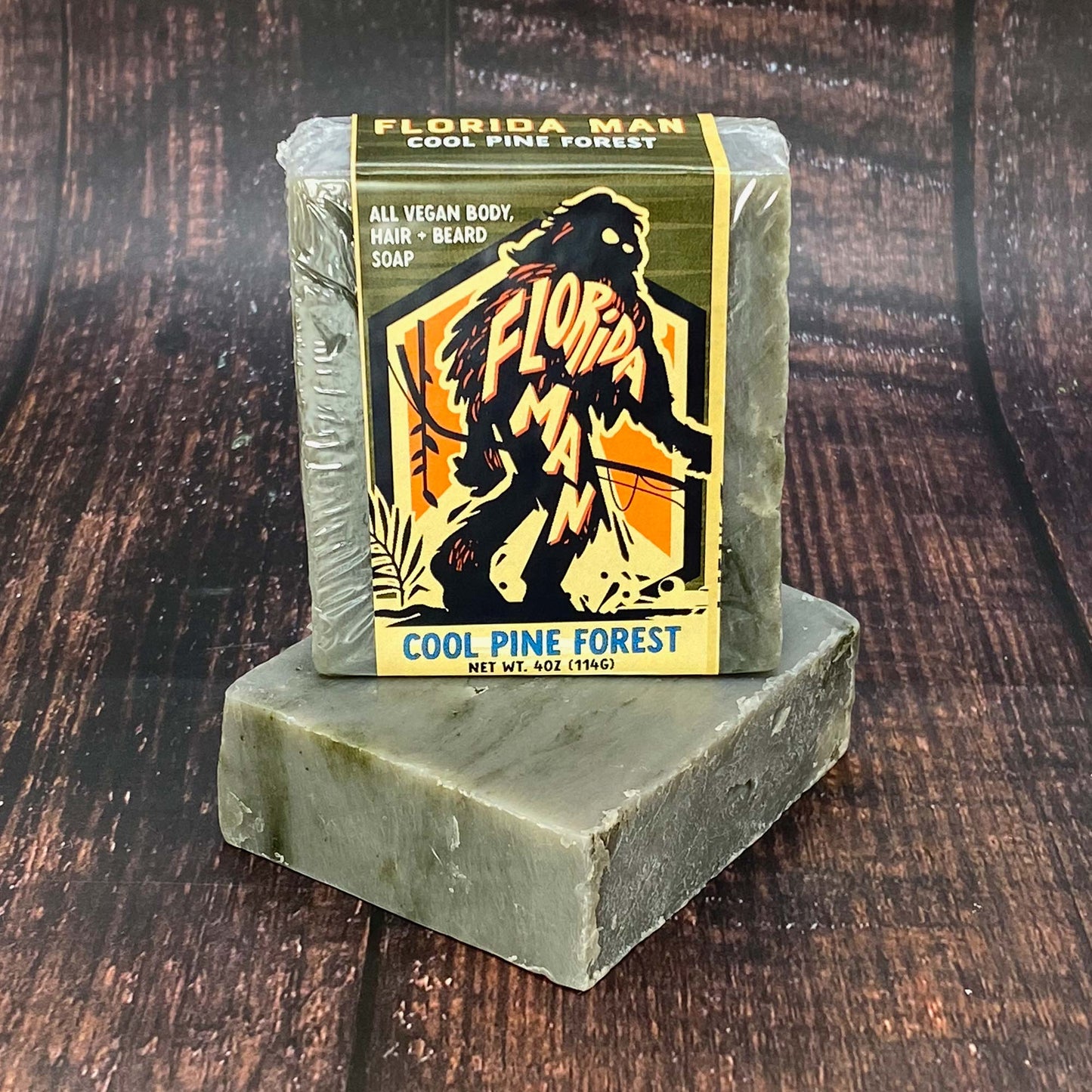 Florida Man Head 2 Toe Vegan Solid Shampoo Camping Soap Bar