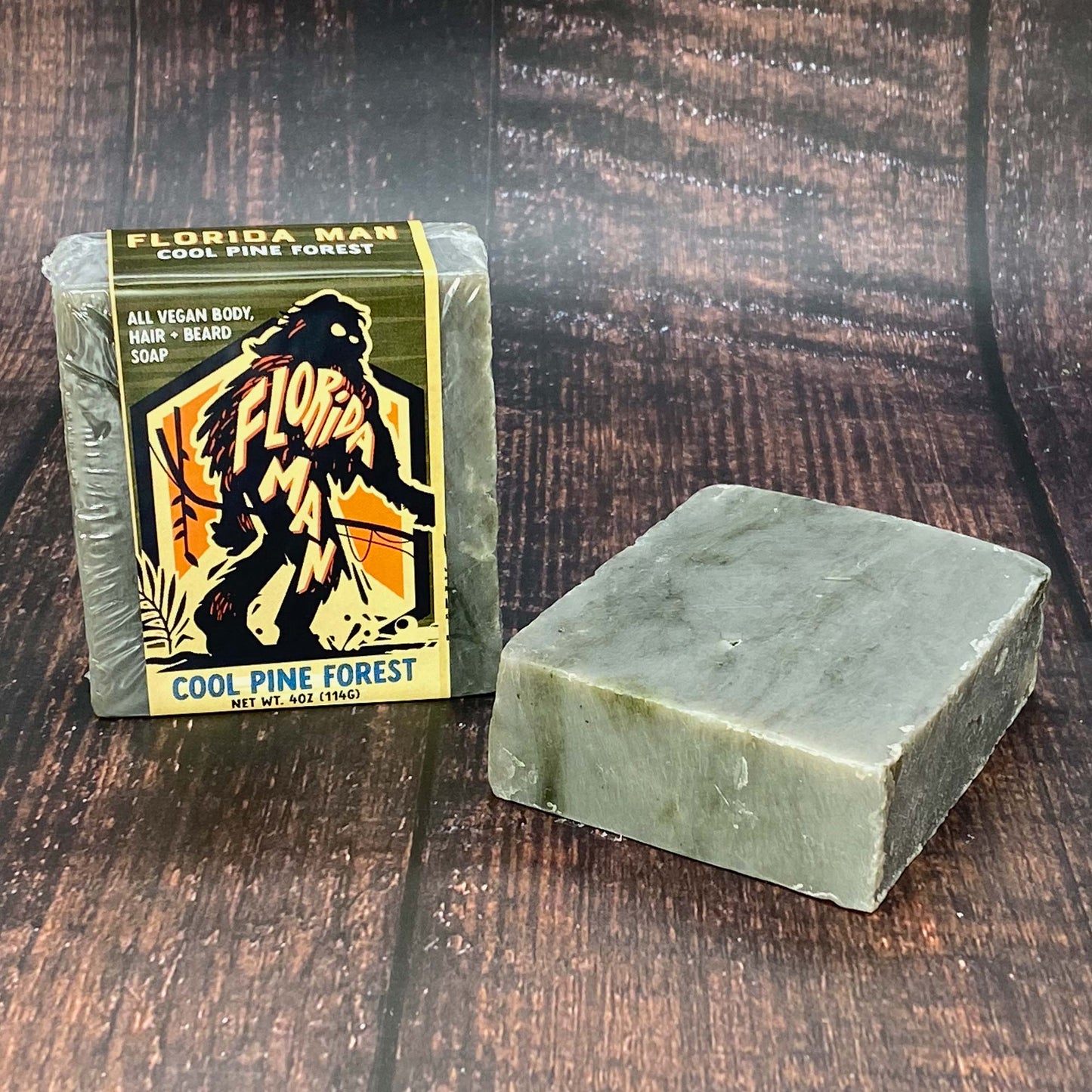 Florida Man Head 2 Toe Vegan Solid Shampoo Camping Soap Bar