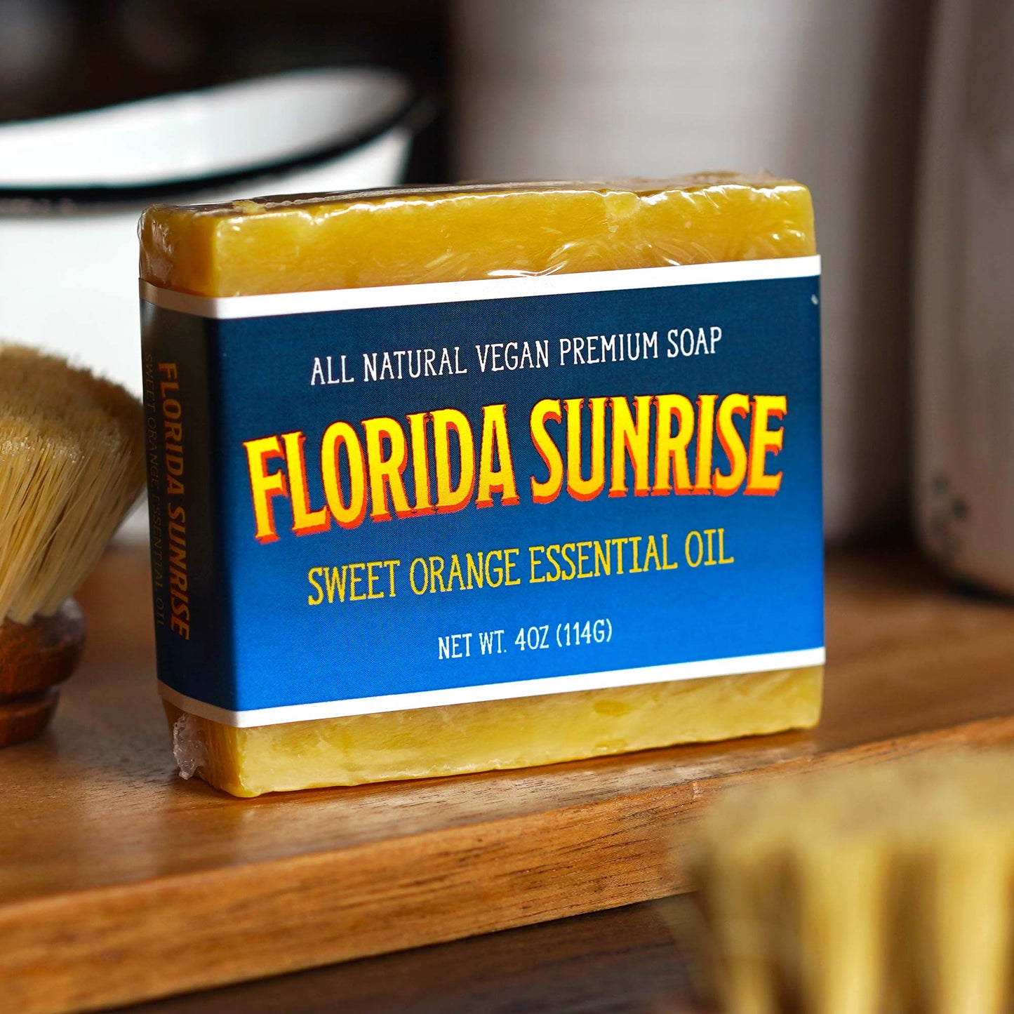 Florida Sunrise All Natural Handmade Premium Vegan Soap - A. B. Newton and Company