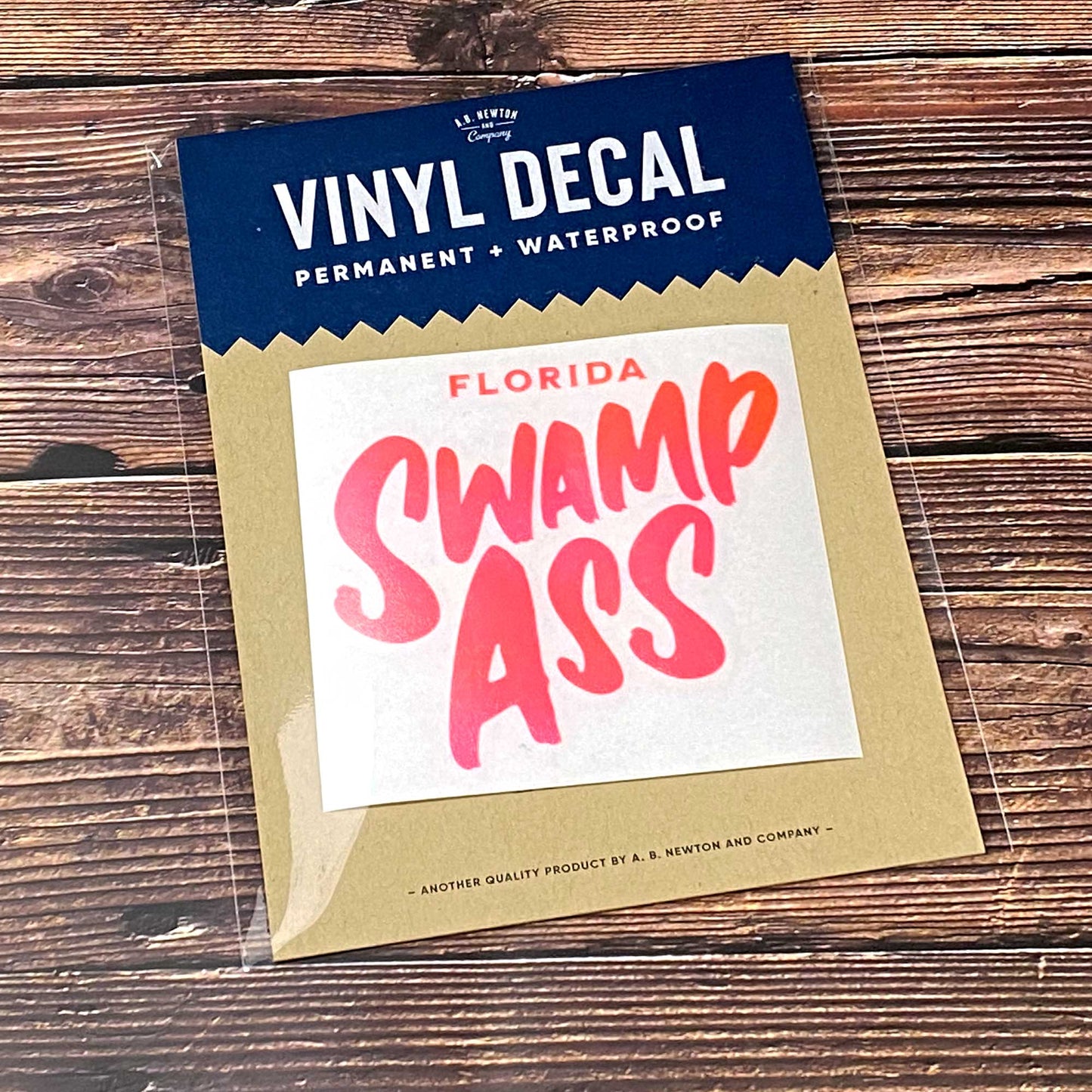 Florida Swamp Ass Vinyl Decal