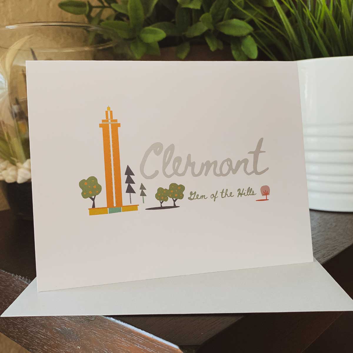 Citrus Tower Clermont Gem of the Hills Greeting Card - A. B. Newton and Company