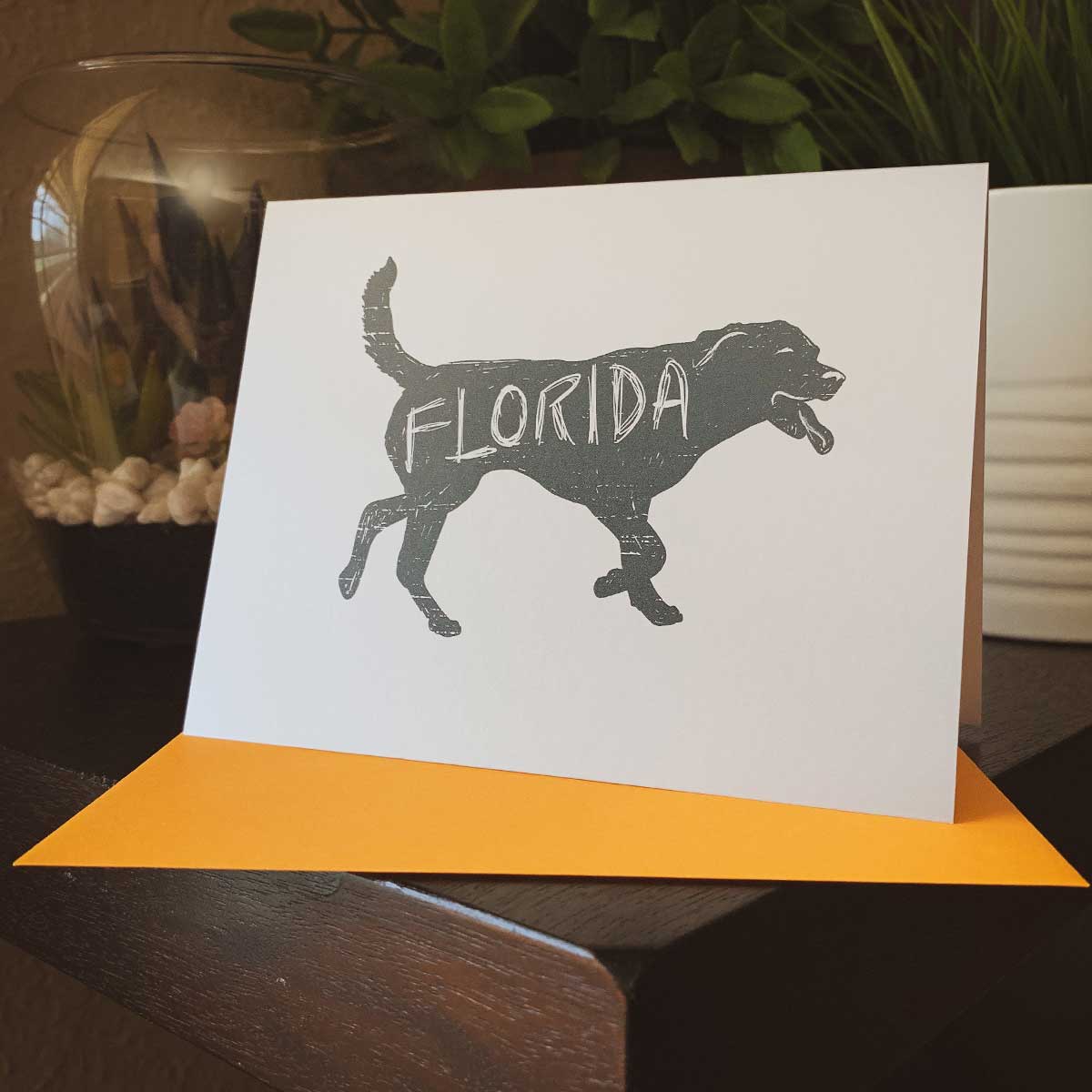 Florida Dog Greeting Card - A. B. Newton and Company