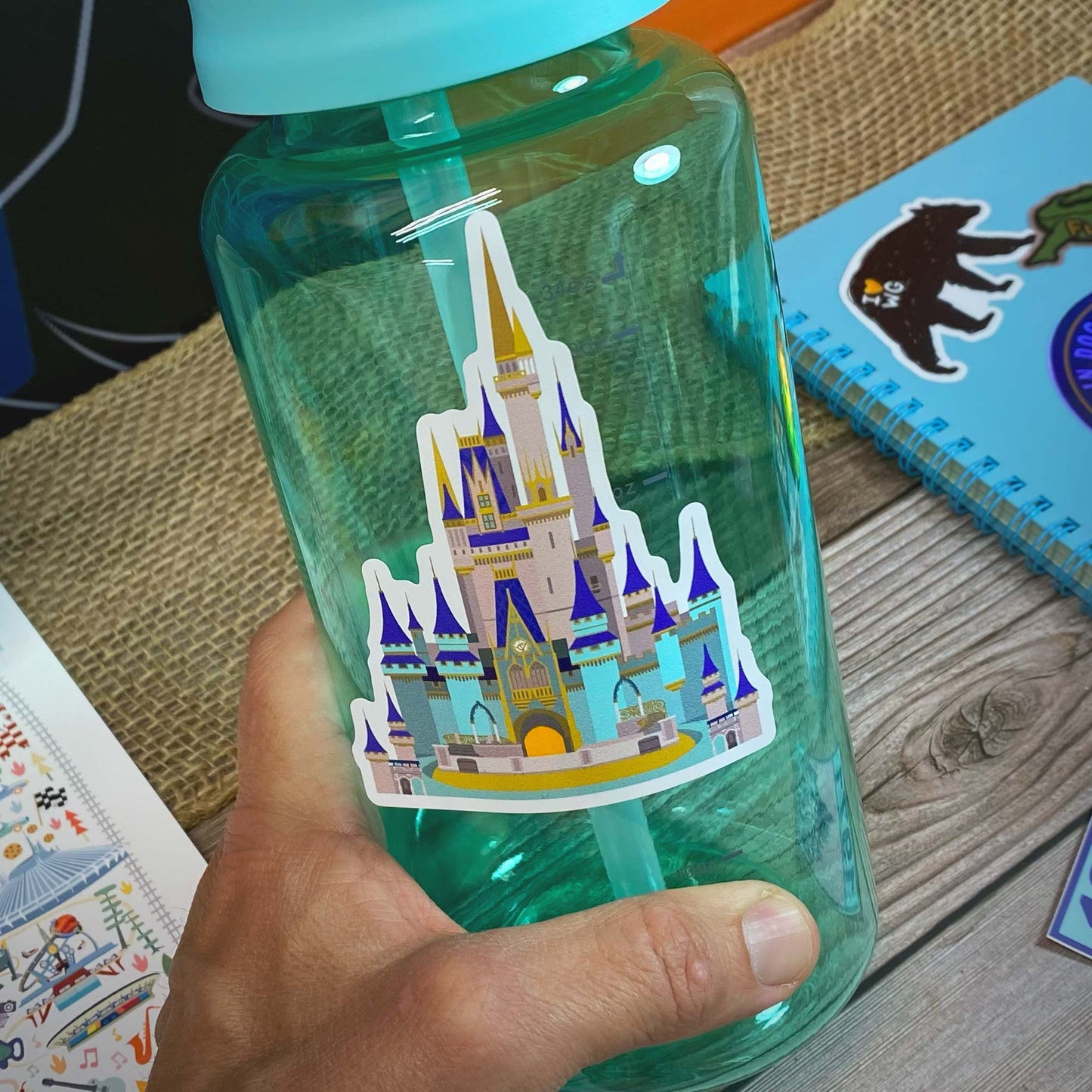 Princess Castle Kiss Cut Sticker | Theme Park Series