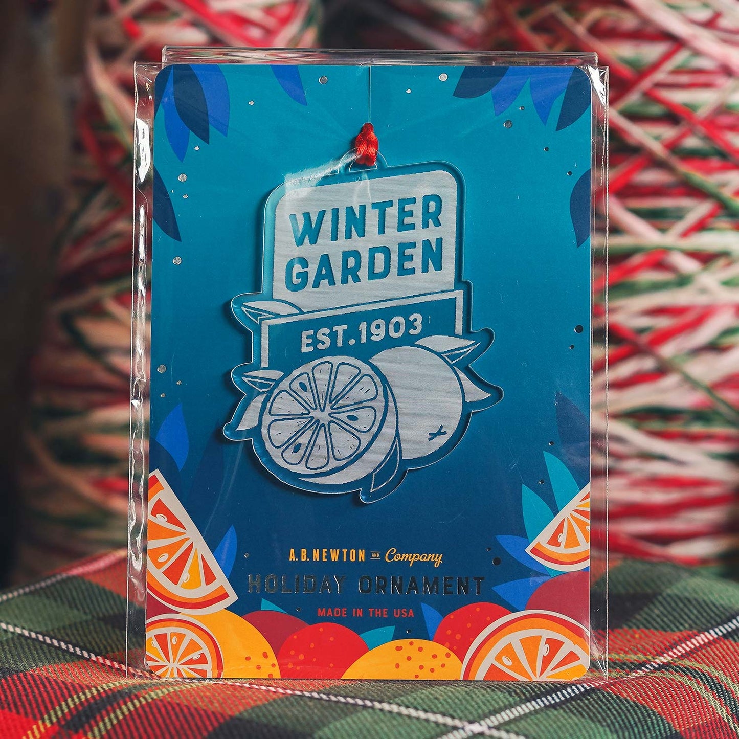 Winter Garden Orange | Limited Edition Acrylic Ornament